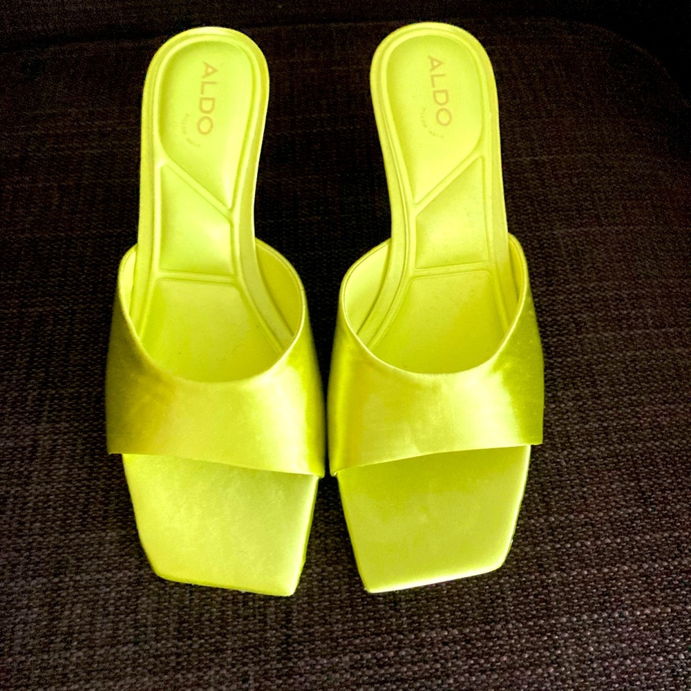 Aldo Lime Green Heels